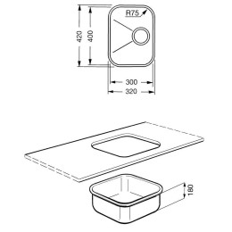 Мойка Smeg UM30