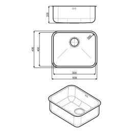 Мойка Smeg UM50