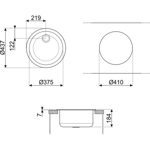 Мойка Smeg VFU43SFR