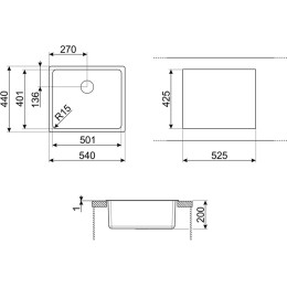 Мойка Smeg VFU50SFR