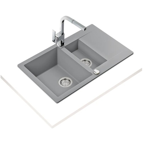 Мойка Teka CLIVO 60 B-TQ ALUGRAUMETALLIC