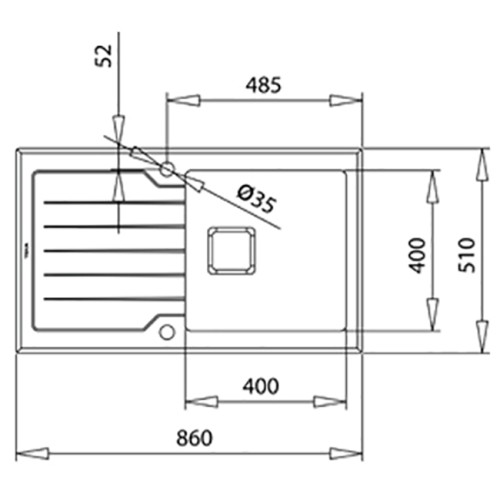 Мойка Teka Diamond RS15 1B 1D 86 WHITE