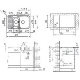 Мойка Teka Princess 1 1/2B 1/2D MCTXT
