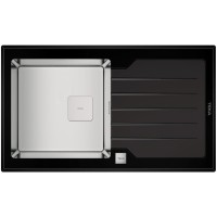 Врезная раковина Teka Diamond RS15 1B 1D 86 BLACK