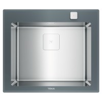 Врезная раковина Teka DIAMOND RS15 1B 60 GREY