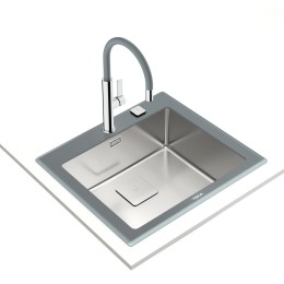 Врезная раковина Teka DIAMOND RS15 1B 60 GREY