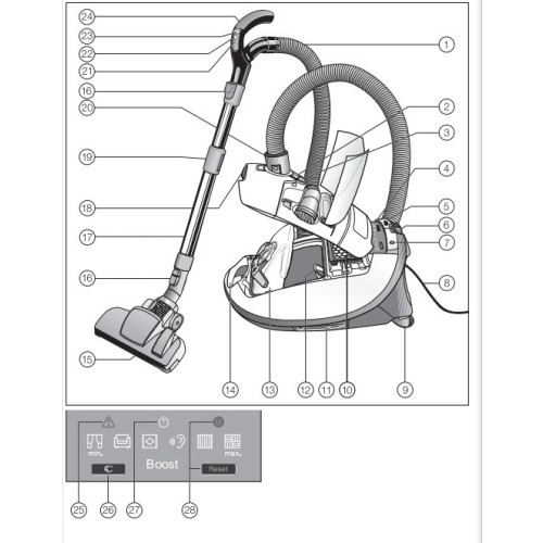 Пылесос Miele Complete C3 Score Red PowerLine