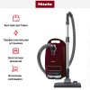 Пылесос Miele Complete C3 Active PowerLine SGDF3 бордовый