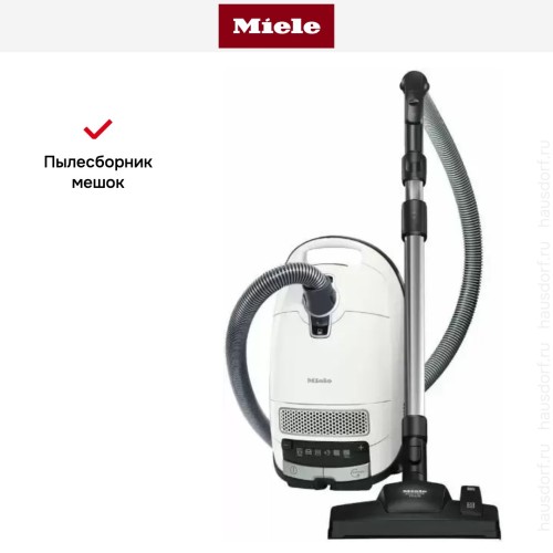 Пылесос Miele Complete C3 Silence EcoLine SGSK5 белый