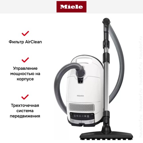 Пылесос Miele Complete С3 Аctive Parquet PowerLine SGDF3 белый