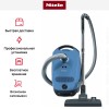 Пылесос Miele SBAD3 Classic C1 синий купить в Москве и Санкт-Петербурге