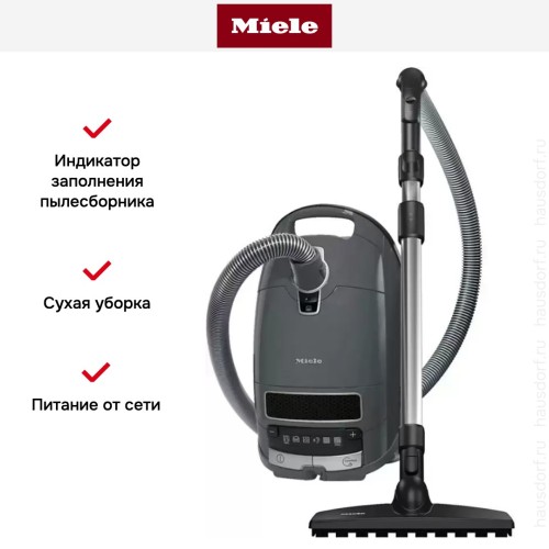 Пылесос Miele SGDF3 Complete C3 Active Parquet GRGR графит