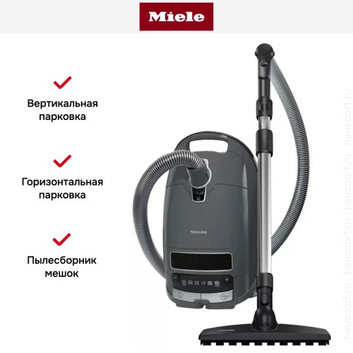 Пылесос Miele SGDF3 Complete C3 Active Parquet GRGR графит
