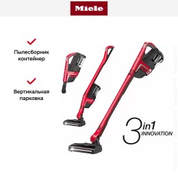 Пылесос Miele SMUL5 Triflex HX1 Runner рубиново-красный бархат