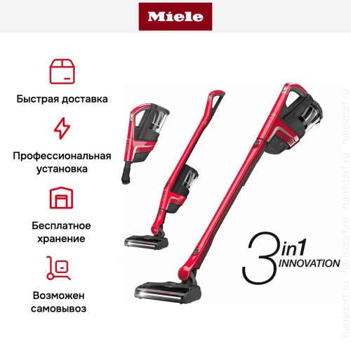 Пылесос Miele SMUL5 Triflex HX1 Runner рубиново-красный бархат