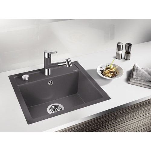 Смеситель Blanco Tivo-S chrome/Silgranit песочный