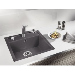 Смеситель Blanco Tivo-S chrome/Silgranit алюметаллик