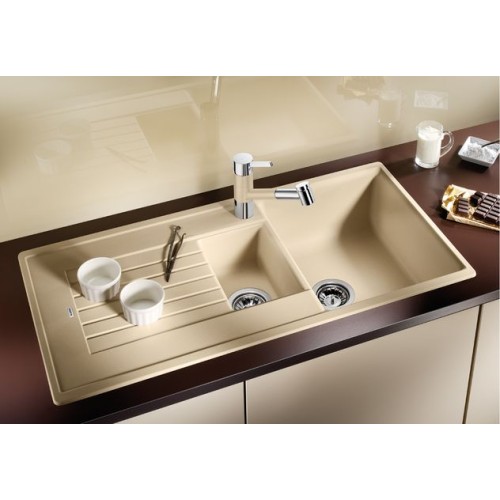 Смеситель Blanco Tivo-S chrome/Silgranit алюметаллик