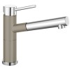 Смеситель Blanco Alta-S compact chrome/Silgranit серый беж