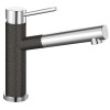 Смеситель Blanco Alta-S compact chrome/Silgranit антрацит