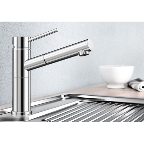 Смеситель Blanco Alta-S Compact нержавеющая сталь