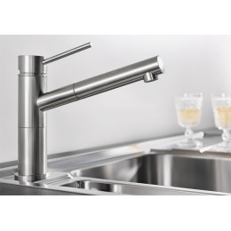 Смеситель Blanco Alta-S Compact нержавеющая сталь