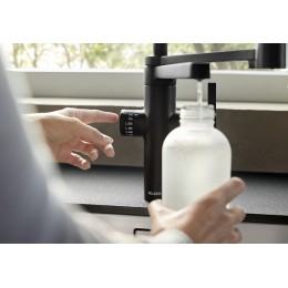 Смеситель 3-в-1 Blanco EVOL-S Pro Filter 526636 матовый черный