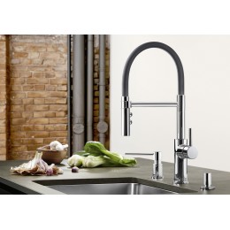 Смеситель Blanco CATRIS-S Flexo 525791 хром
