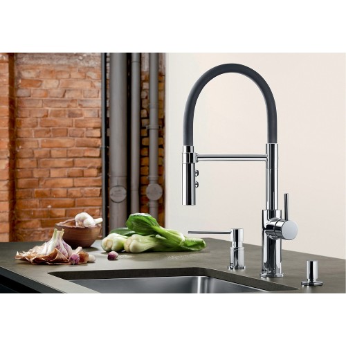 Смеситель Blanco CATRIS-S Flexo 525792 нержавеющая сталь