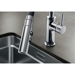 Смеситель Blanco CATRIS-S Flexo 525792 нержавеющая сталь