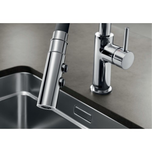 Смеситель Blanco CATRIS-S Flexo 525792 нержавеющая сталь