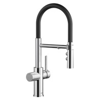 Смеситель 3-в-1 Blanco CATRIS-S Flexo Filter 526705 хром