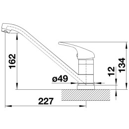Смеситель Blanco Daras-F 521751 хром