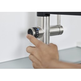 Смеситель 3-в-1 Blanco EVOL-S Pro Filter 526311 нержавеющая сталь