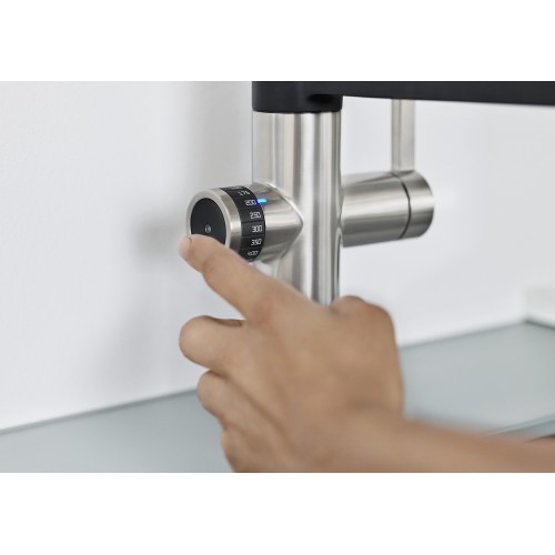 Смеситель 3-в-1 Blanco EVOL-S Pro Filter 526311 нержавеющая сталь