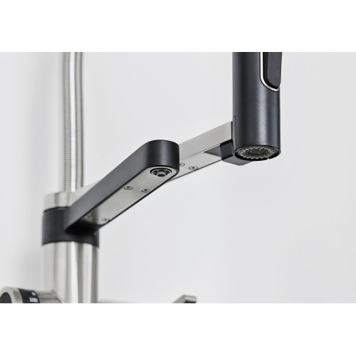 Смеситель 3-в-1 Blanco EVOL-S Pro Filter 526311 нержавеющая сталь