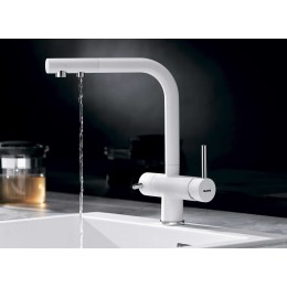 Смеситель Blanco FONTAS II 526943 Silgranit мягкий белый