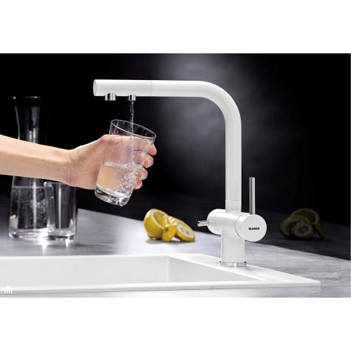 Смеситель Blanco FONTAS II 526943 Silgranit мягкий белый