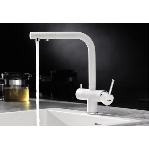 Смеситель Blanco FONTAS II 526943 Silgranit мягкий белый