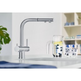 Смеситель Blanco FONTAS-S II 525199 нержавеющая сталь