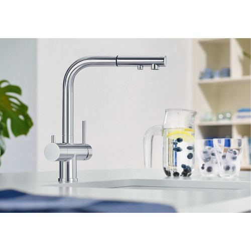 Смеситель Blanco FONTAS-S II 525199 нержавеющая сталь