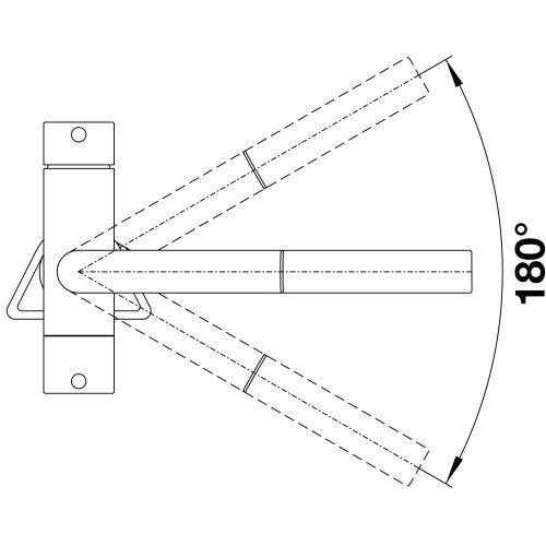 Смеситель Blanco FONTAS-S II 525199 нержавеющая сталь