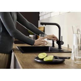 Смеситель Blanco FONTAS-S II 526235 Silgranit черный