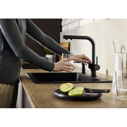 Смеситель Blanco FONTAS-S II 526235 Silgranit черный