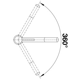 Смеситель Blanco Kano 525033 Silgranit кофе