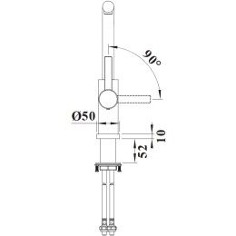 Смеситель Blanco Lanora-F 526179 нержавеющая сталь