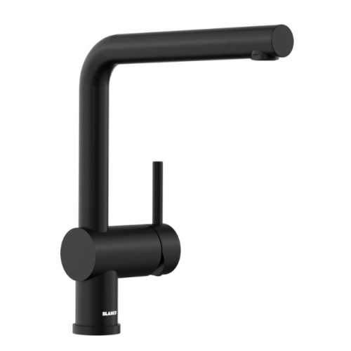 Смеситель Blanco LINUS 525806 Silgranit матовый черный