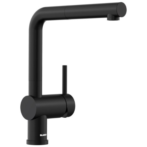 Смеситель Blanco LINUS-S 525807 Silgranit матовый черный