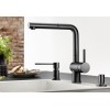 Смеситель Blanco LINUS-S 525807 Silgranit матовый черный