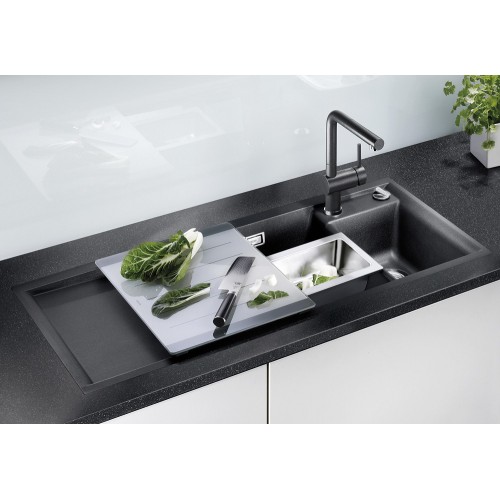 Смеситель Blanco LINUS-S 526148 Silgranit черный